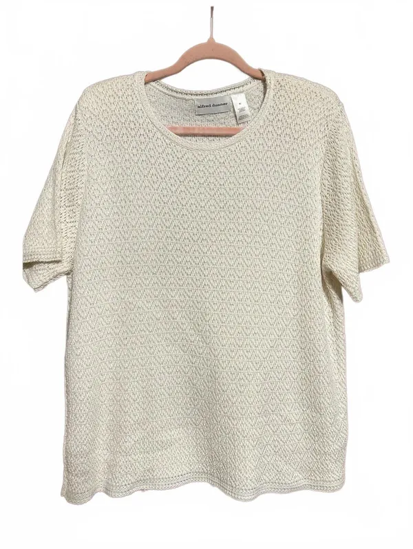 Alfred Dunner Women's Textured Knit Sweater - XL - Image 2