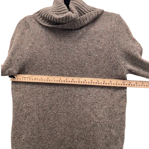 J‎ Crew Lambswool Turtleneck Sweater Gray Medium - Image 11