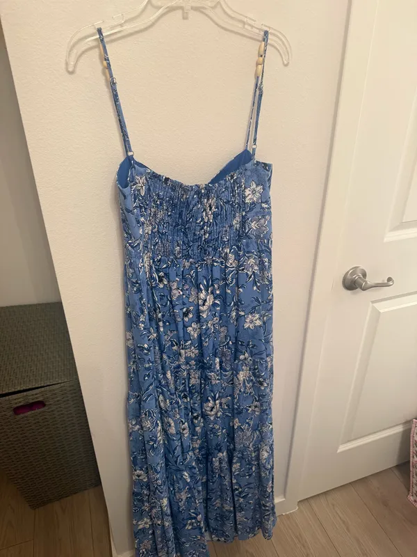 House of Harlow Blue Floral Maxi Dress - Image 4