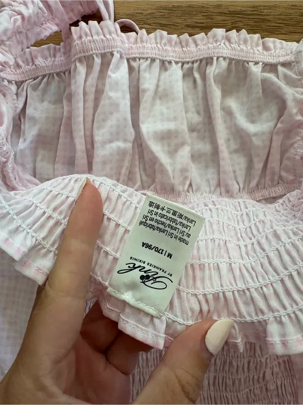 Frankies bikinis pink gingham outfit - Image 4