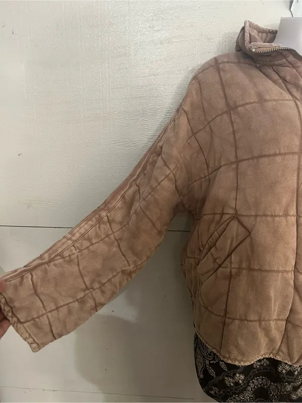 Free People Dolman Quilted Knit Jacket - Image 2