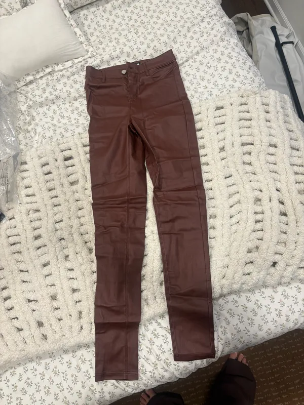 Sammie High Rise Pants Cognac - Image 2