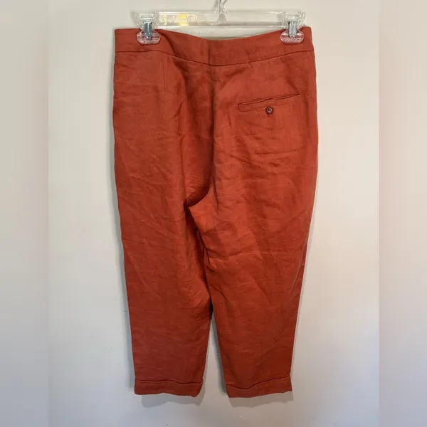 Aritzia Wilfred allant linen blend cropped pants Sz‎ Small - Image 6