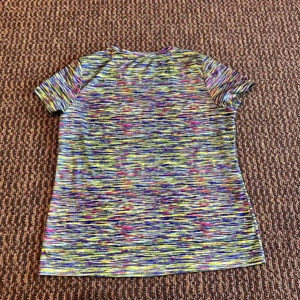 Zone Pro Colorful Top and Bright Yellow Shorts Womens L Used 2 Pieces - Image 3