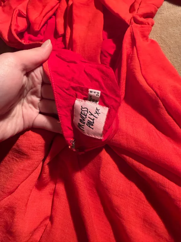 Orange Princess Polly Mini Dress - Image 3