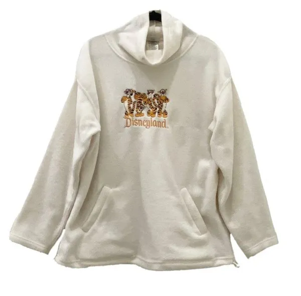 Disney Disneyland Winnie The Pooh Fleece Sweatshirt L - Image 4