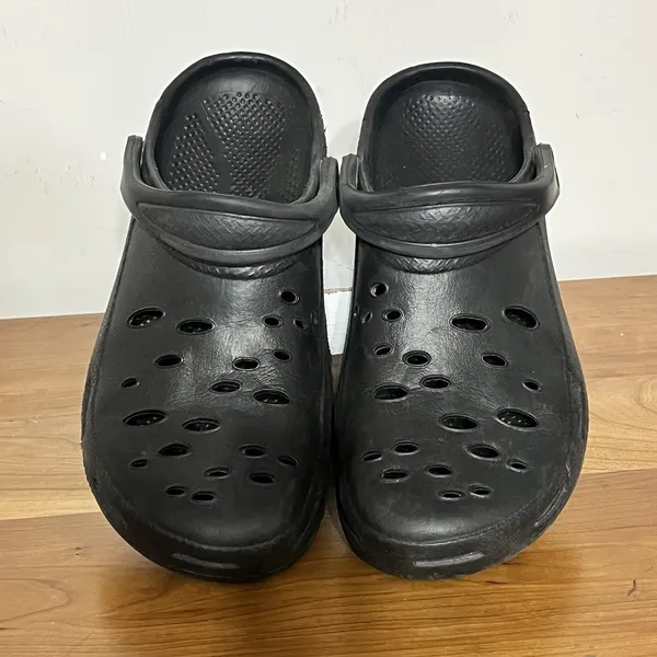 Foam Slip On‎ Clogs Lightweight Versatile Womens Size 8 Black - Image 3