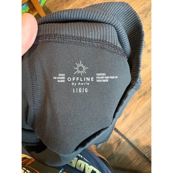 Aerie black Goals 7/8 Leggings - Image 4