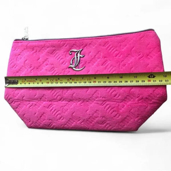 NWOT Juicy Couture Makeup Bag Velour Pink - Image 7