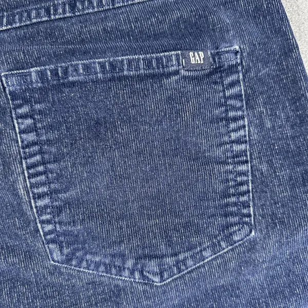 Gap Cutoff Corduroy Shorts Womens 10‎ Blue Stretch Raw Hem 3.5 Inseam Casual - Image 13