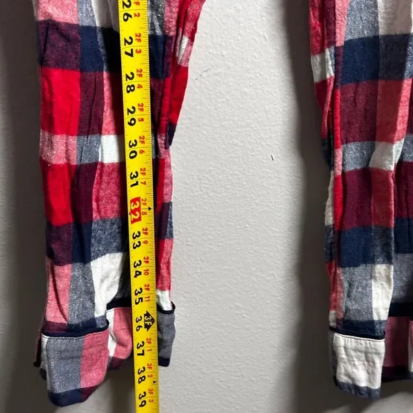 Aerie Women Winter Christmas Red Plaid Flannel Pajama Pants Size XS.‎ - Image 6