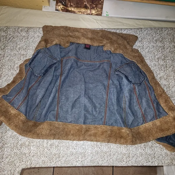 ezekiel Women's Blue Jean Jacket Size L 100% Cotton Size L. In Good Condition - Image 10