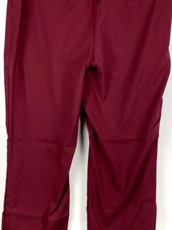 Chico's So Slimming Women's Size 2 Pants Burgundy Wine Pull On Stretch - Image 8