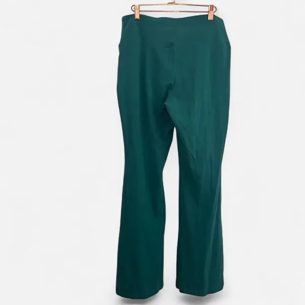 Aritzia TNA Butter™ Atmosphere Hi-Rise Split Flare Leggings Green XL athleisure - Image 3