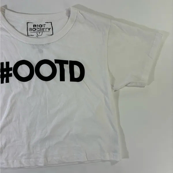 Riot Society White #OOTD tee - Image 2