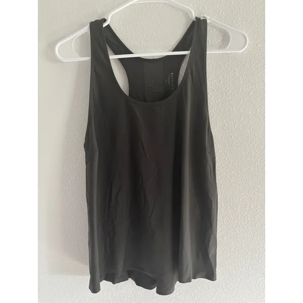 Athleta Nova Tank Womens Small Gray Gym Sporty Active Workout Yoga‎ - Image 3