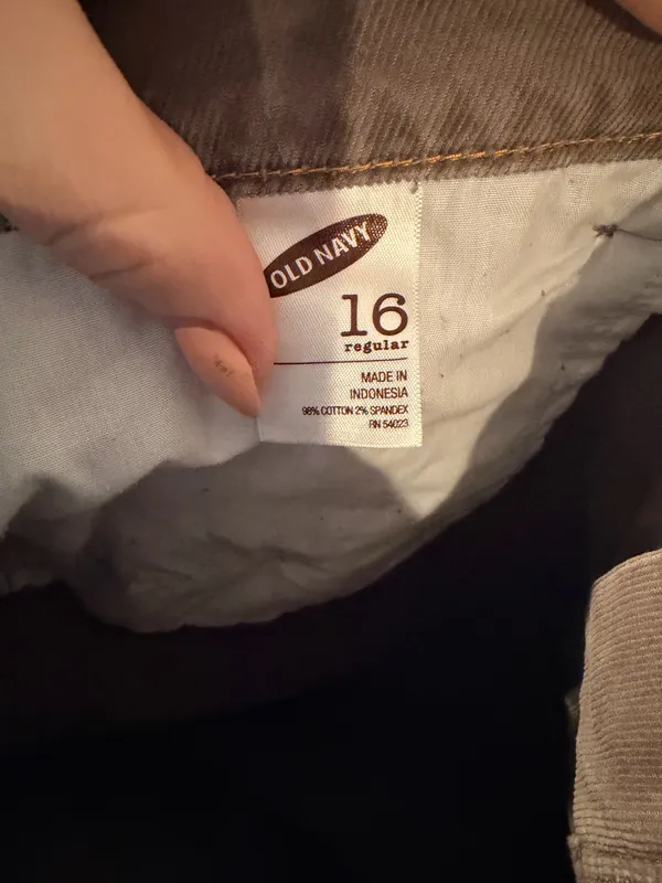Old Navy Tan Corduroy Skirt Size 16 - Image 3
