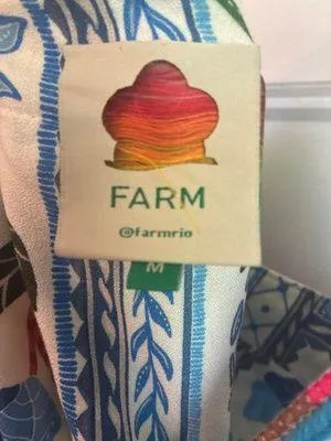Farm Rio tropical tile mini dress - Image 3