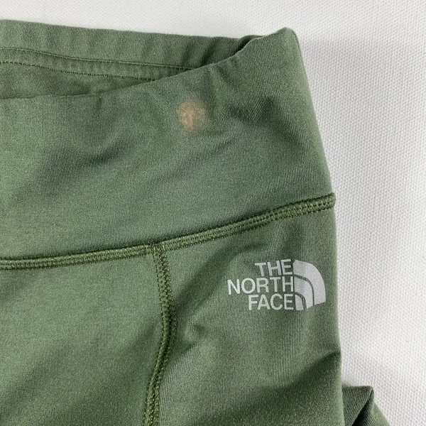 The‎ North Face Leggings Women's XS Green 28" Inseam Scrunched Mid Rise Ladies - Image 2