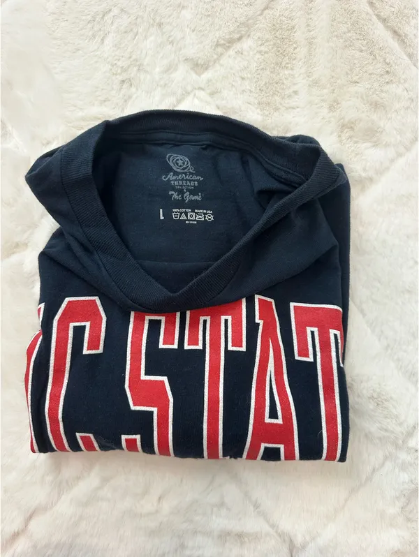 NC State Tee Blue Size L - Image 2