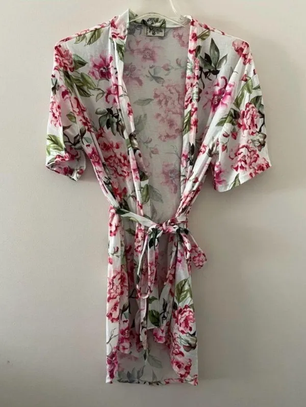 Show Me Your MuMu Womens Brie Robe Garden Of Bloom OS Floral Lightweight - Image 5