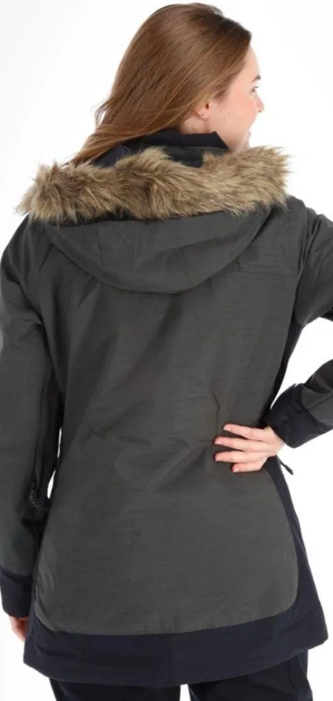 Burton Women’s Lelah Living Lining Ski Snow Jacket Isulated in Dark Green M - Image 2