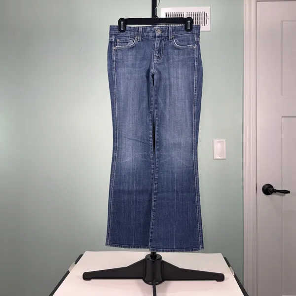 Women’s 7 For All Mankind A Pocket Bootcut Jeans Size 25 - Image 2