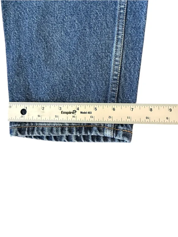 Levis Vintage 550 Jeans Women’s Size 14 Reg Relaxed Fit Tapered Leg 100% Cotton - Image 15