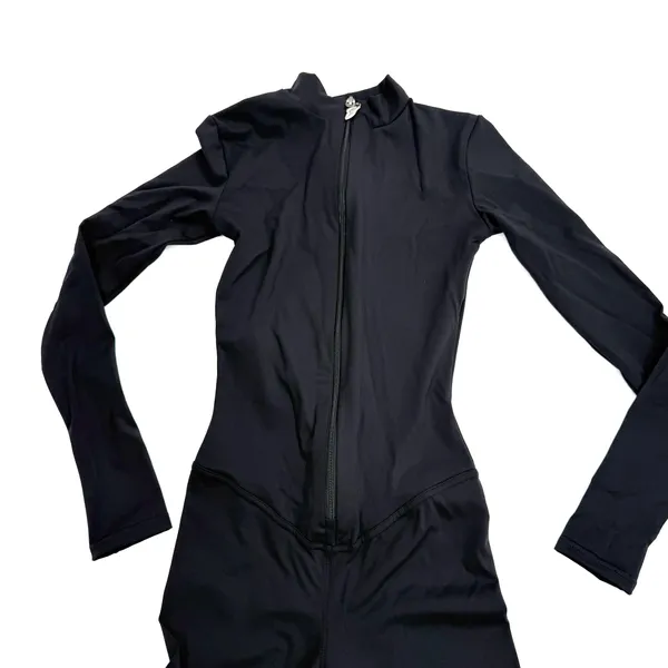 Workout Jumpsuit Gym Romper Long Sleeve Athletic Romper One Piece Slim Fit Yoga - Image 13