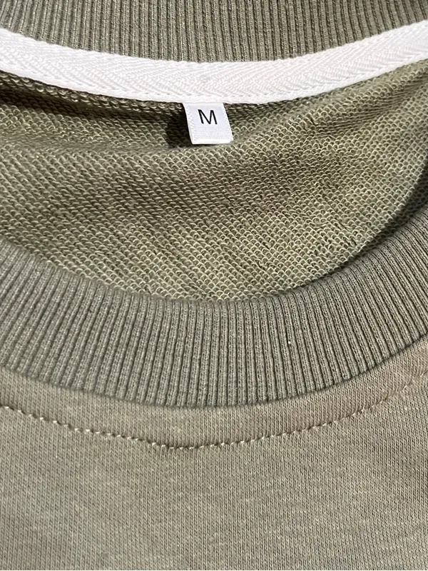 Bookworm Green Crewneck Sweater Women’s Medium Reading Teacher Appliqué Cute - Image 4