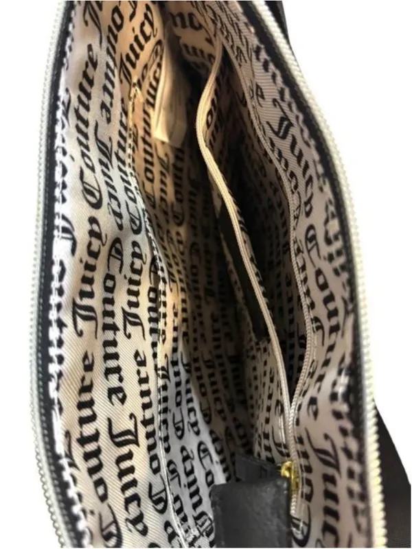 Juicy Couture Y2K Black Rainbow Logo Slim Crossbody Bag - Image 5