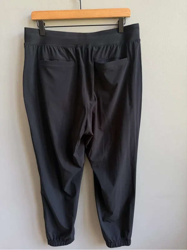 Athleta Brooklyn Heights Jogger Pants with Zippers Black Size 12 - Image 6