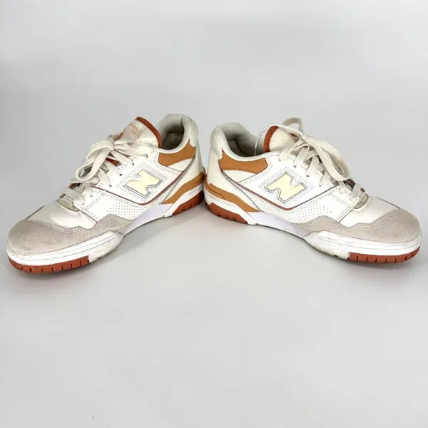 New‎ Balance 550 Au Lait Sneakers Beige Burnt Orange Size 7.5 - Image 10