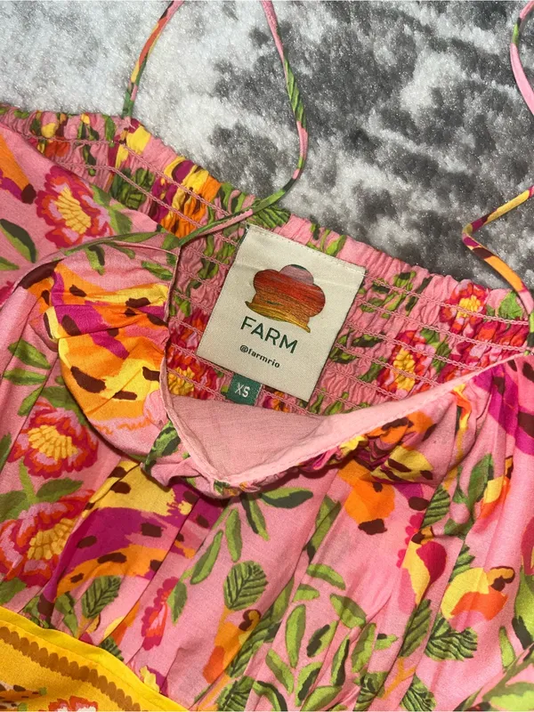 Farm Rio Women's Mixed Fruits Paradise Midi Dress - Image 3