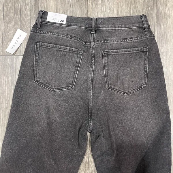 PacSun Womens Black Jeans Ultra High Rise Slim Jeans Size 28 Brand New - Image 4