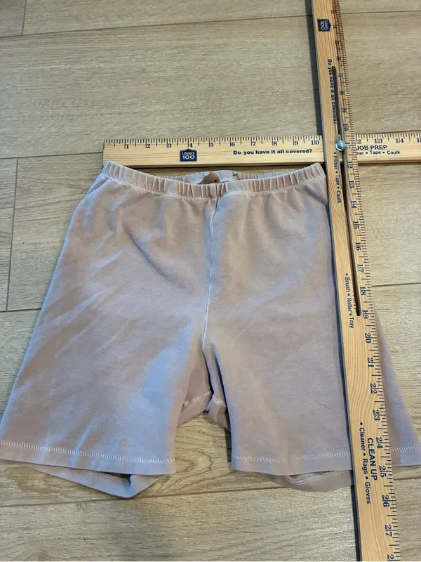 Skims Women’s Outdoor Biker Short Pink Pull On Cotton Blend Size S *READ - Image 4