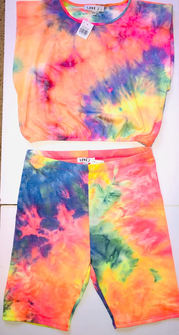 Love j Tie Dyed Short Set. - Image 3