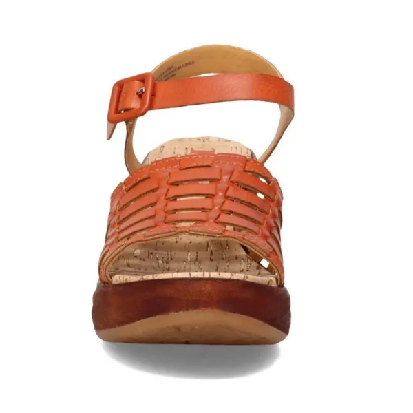 KORKS‎ Marley Faux Leather Sandal Women's 11 Orange Upper Cushioned Cork NWOT - Image 6