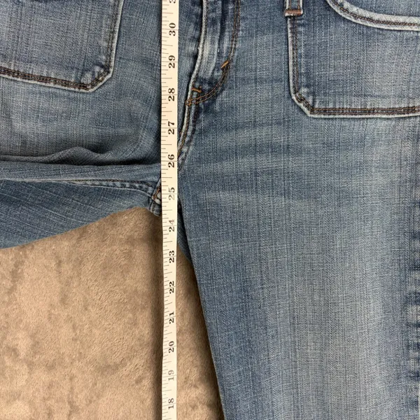Y2K Levi’s 545 Low Bootcut Jeans Women’s 28x25 Blue Medium Vintage Floral Chic - Image 8