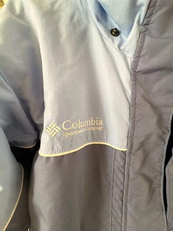 Columbia Women's Winter Ski Snowboarding Jacket Blue Gray Size Small - Image 10