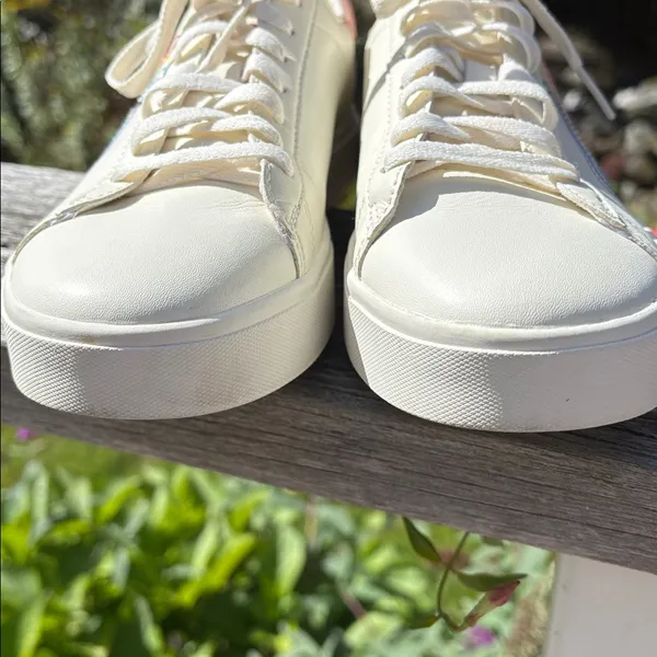 Skechers white rainbow multi Eden LX court sneakers - Image 9