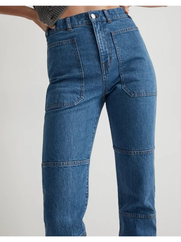 Madewell ’90s Straight Utility Jeans 25 Fenwood Wash High Rise $138 - Image 13