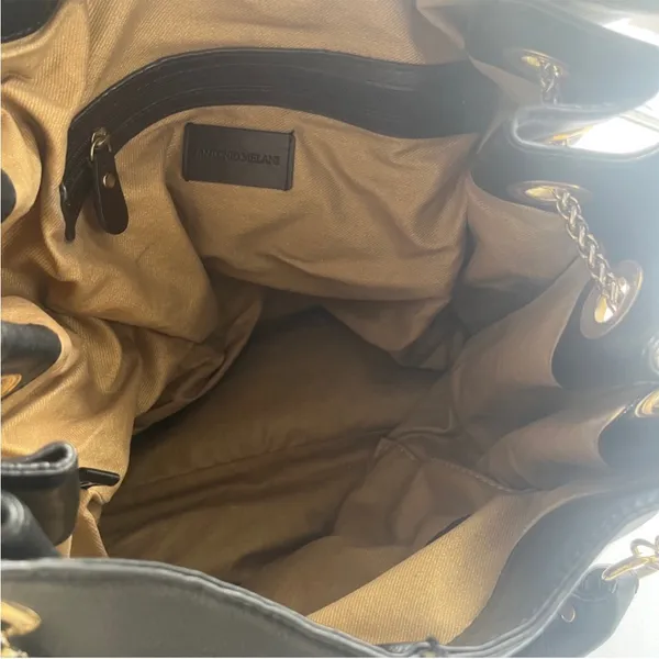Antonio Melani Elegant Black Leather Tote Bag - Image 5