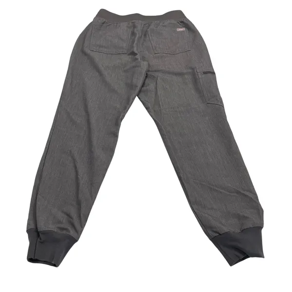 FIGS Zamora High-Rise Jogger Scrub Pant in Graphite Gray Size Small Petite - Image 2