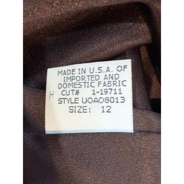 David Meister‎ Brown Abstract Print Silk Blend Belted Sheath Dress 12 - Image 6