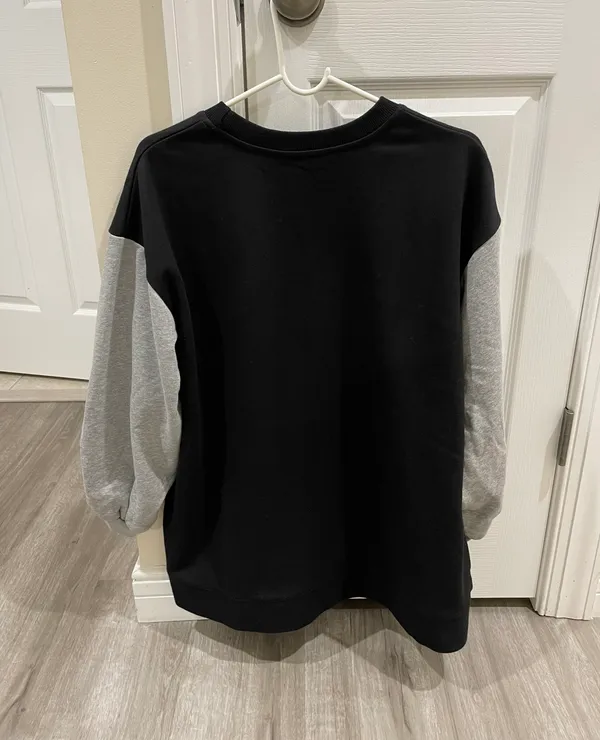 Black CrewNeck Sweatshirt - Image 2