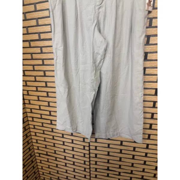 Sincerely Jules Tan Wide Leg‎ Crops Size Large - Image 4