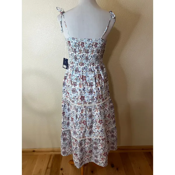 Roller Rabbit | Target floral embroidered fit & flare midi dress NEW SMALL - Image 4