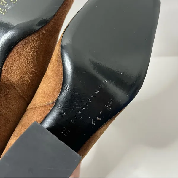 NWT Dorateymur Han Mid Calf Booties Tan Suede Womens Size 35‎ / US 5 - Image 7