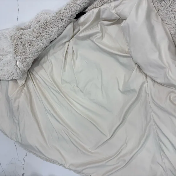 Patagonia Jacket Womens Size Small Pelage Cream High Pile Fleece Zip Up - Image 6